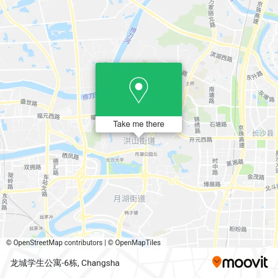 龙城学生公寓-6栋 map