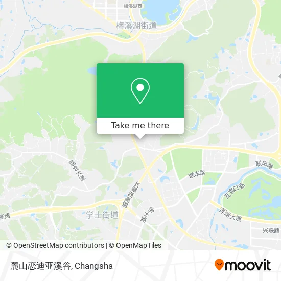 麓山恋迪亚溪谷 map