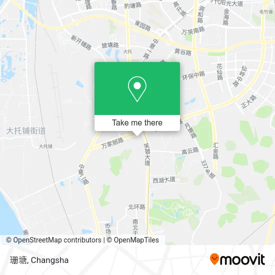 珊塘 map