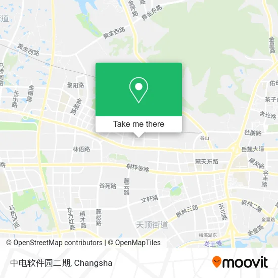 中电软件园二期 map