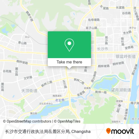 长沙市交通行政执法局岳麓区分局 map