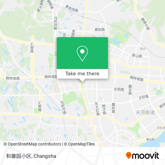 和馨园小区 map
