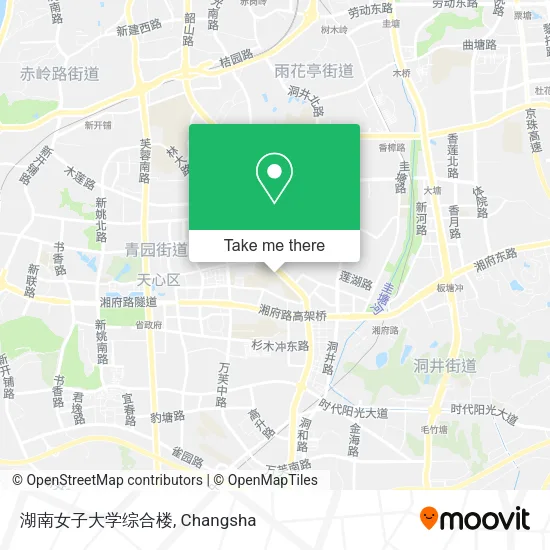 湖南女子大学综合楼 map