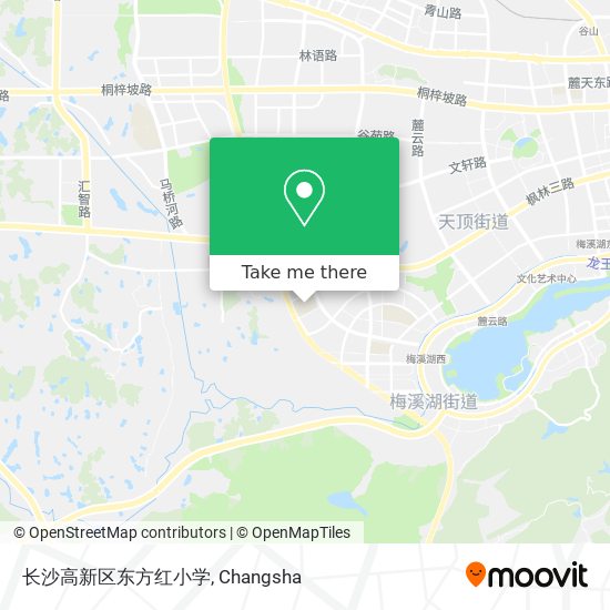 长沙高新区东方红小学 map