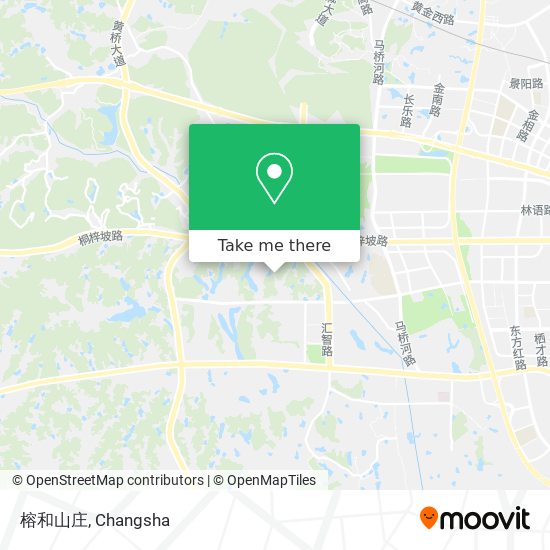 榕和山庄 map