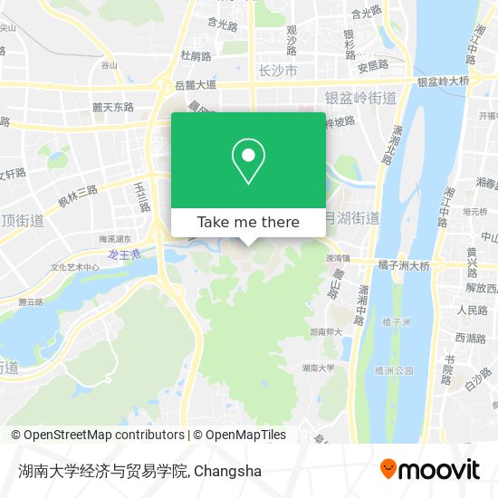 湖南大学经济与贸易学院 map