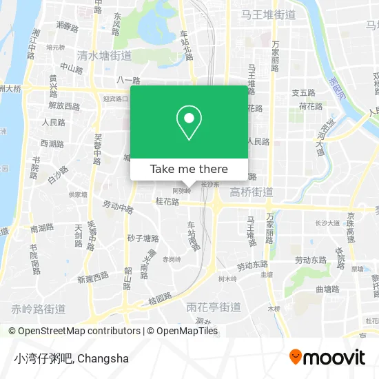 小湾仔粥吧‎ map