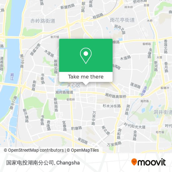 国家电投湖南分公司 map