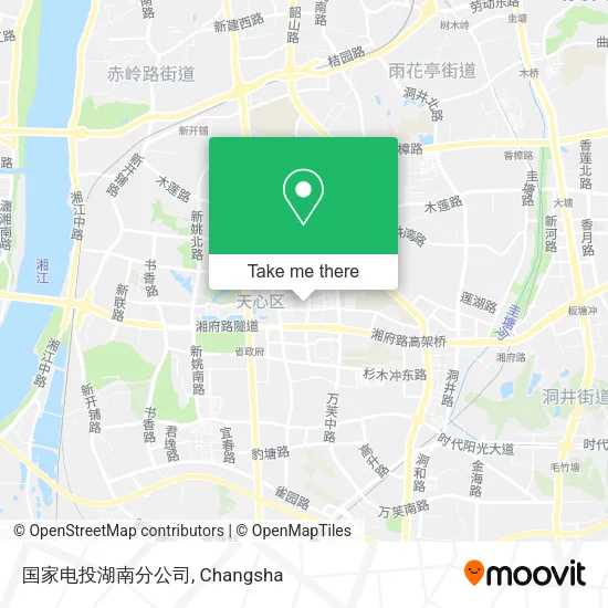 国家电投湖南分公司 map