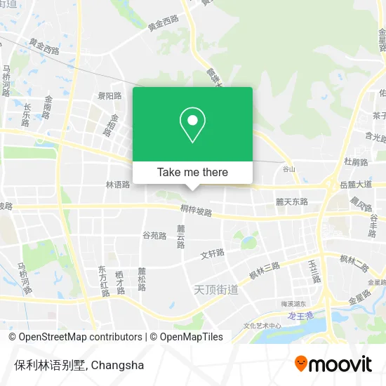 保利林语别墅 map