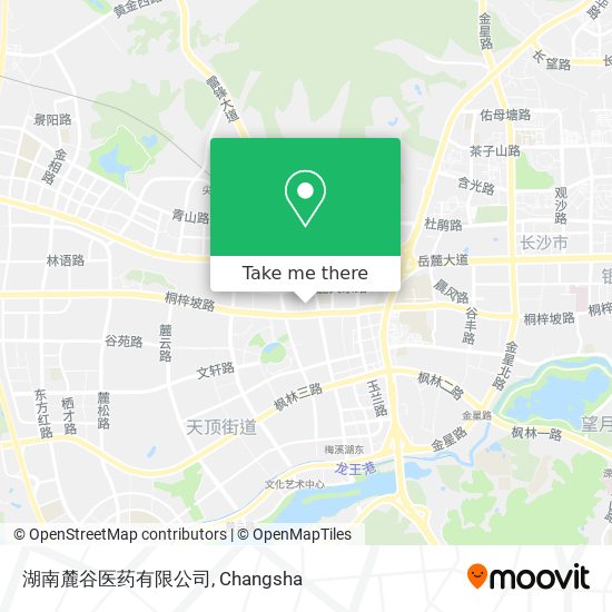 湖南麓谷医药有限公司 map