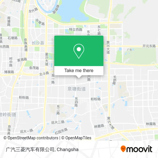 广汽三菱汽车有限公司 map