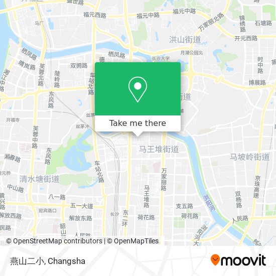 燕山二小 map