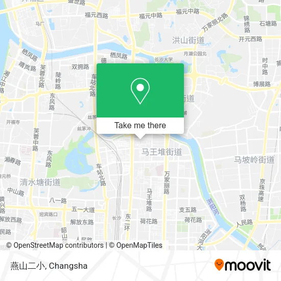 燕山二小 map