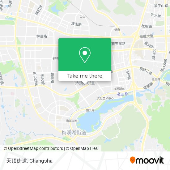 天顶街道 map