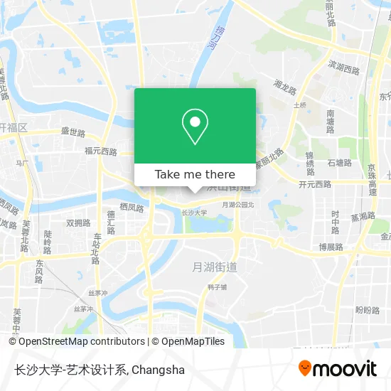 长沙大学-艺术设计系 map