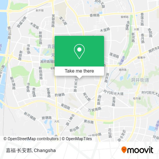 嘉福·长安郡 map