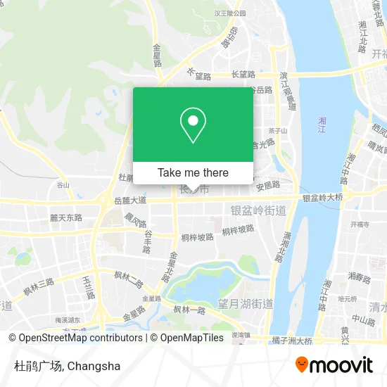 杜鹃广场 map