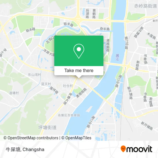 牛屎塘 map