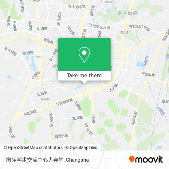 国际学术交流中心大会堂 map