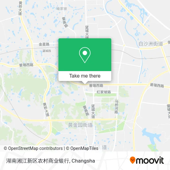 湖南湘江新区农村商业银行 map