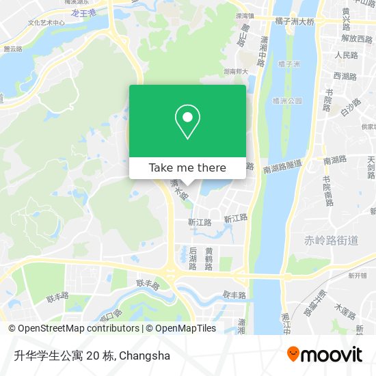 升华学生公寓 20 栋 map
