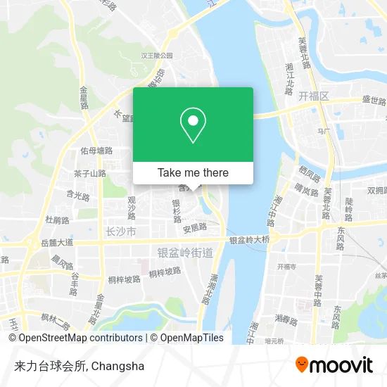 来力台球会所 map