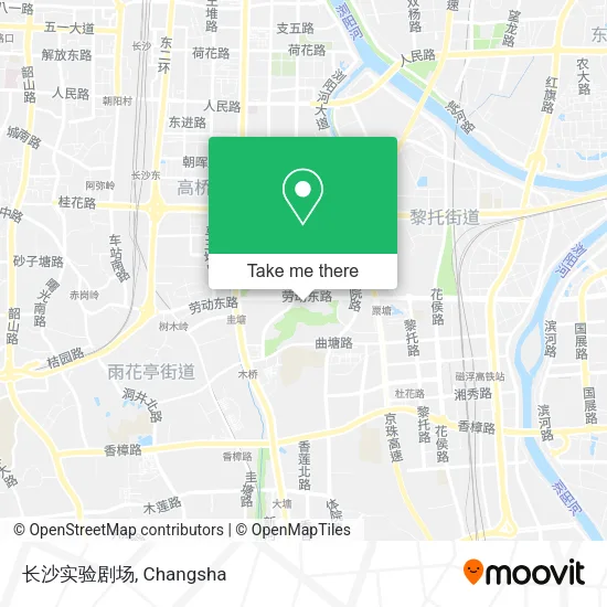 长沙实验剧场 map