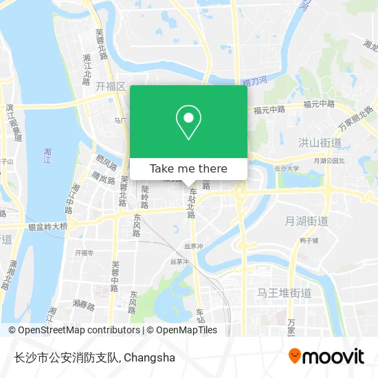 长沙市公安消防支队 map