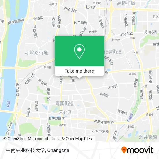 中南林业科技大学 map
