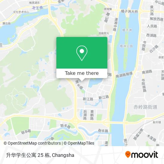 升华学生公寓 25 栋 map