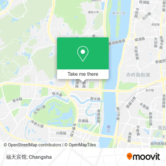 福天宾馆 map