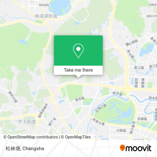 松林塘 map
