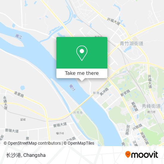长沙港 map