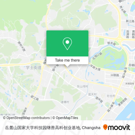 岳麓山国家大学科技园继善高科创业基地 map