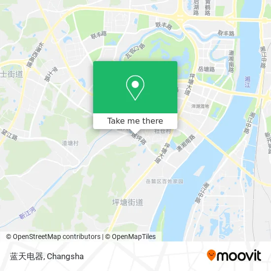 蓝天电器 map