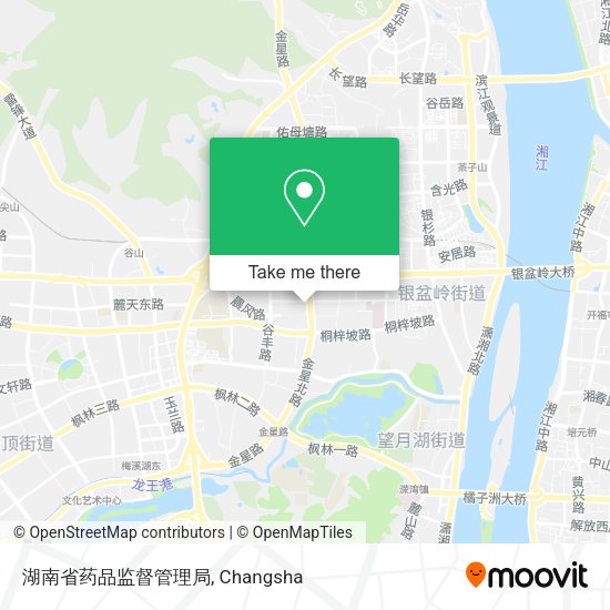 湖南省药品监督管理局 map