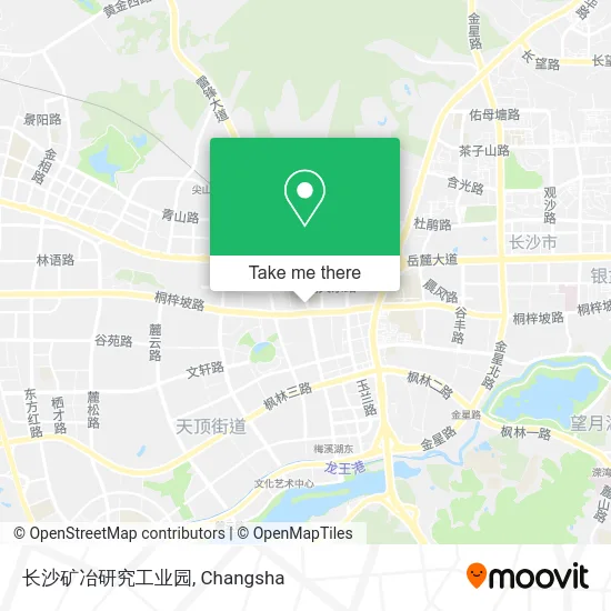 长沙矿冶研究工业园 map