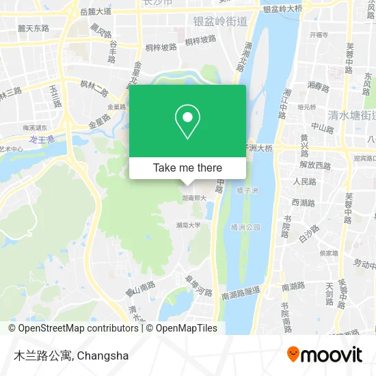 木兰路公寓 map