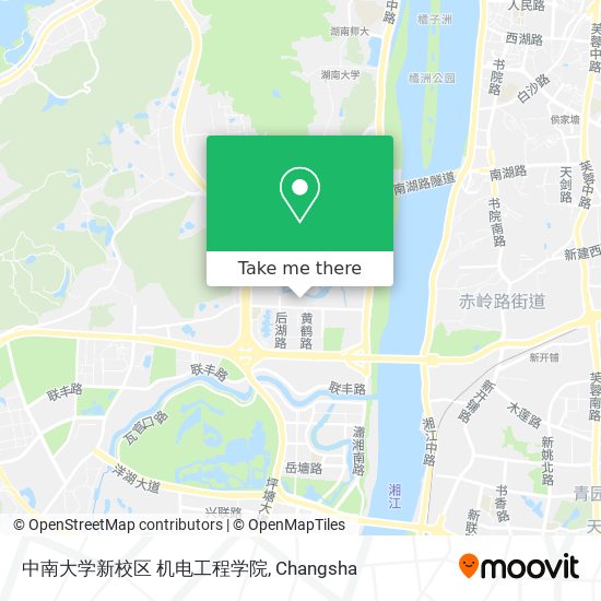 中南大学新校区 机电工程学院 map