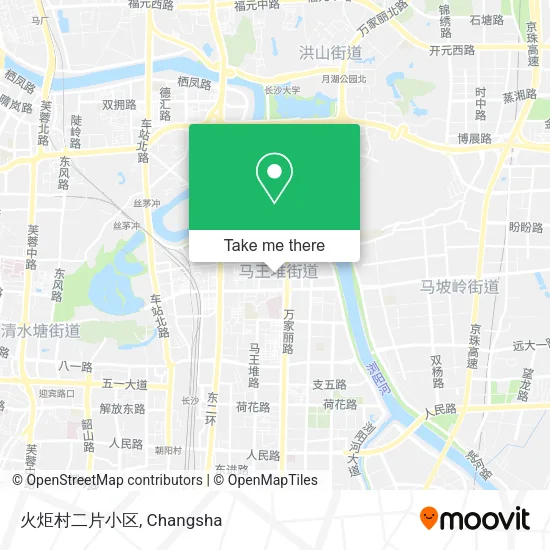 火炬村二片小区 map