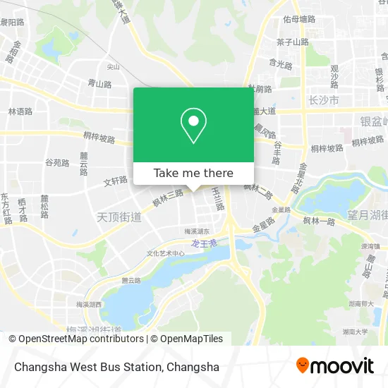 Changsha West Bus Station map