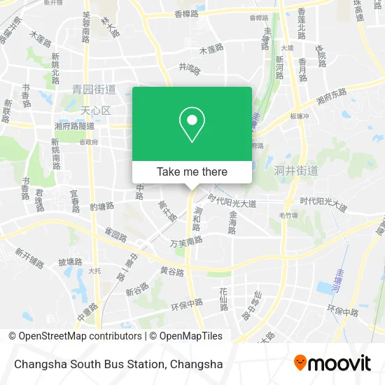 Changsha South Bus Station map