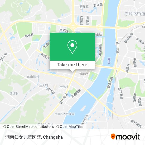 湖南妇女儿童医院 map