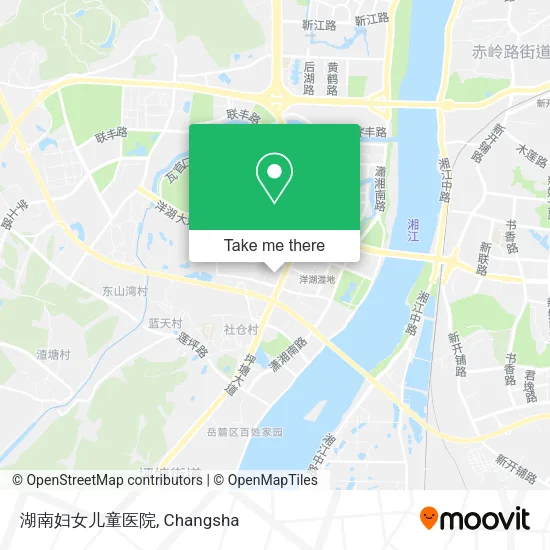 湖南妇女儿童医院 map