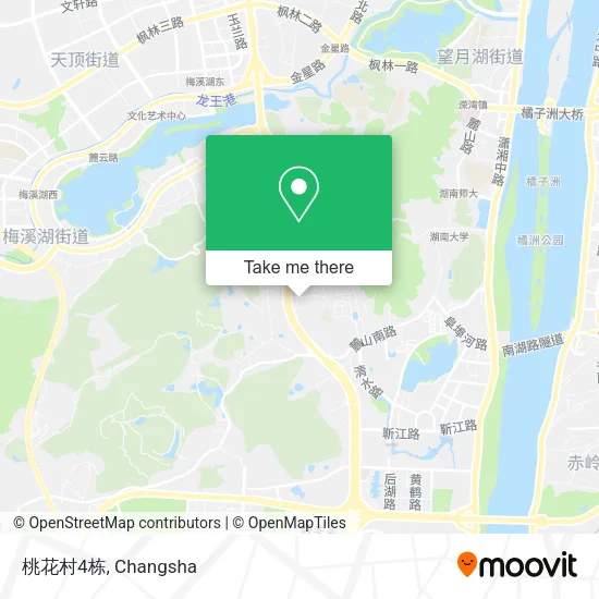 桃花村4栋 map