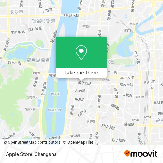 Apple Store map