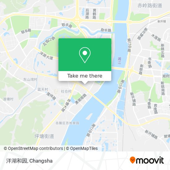 洋湖和园 map