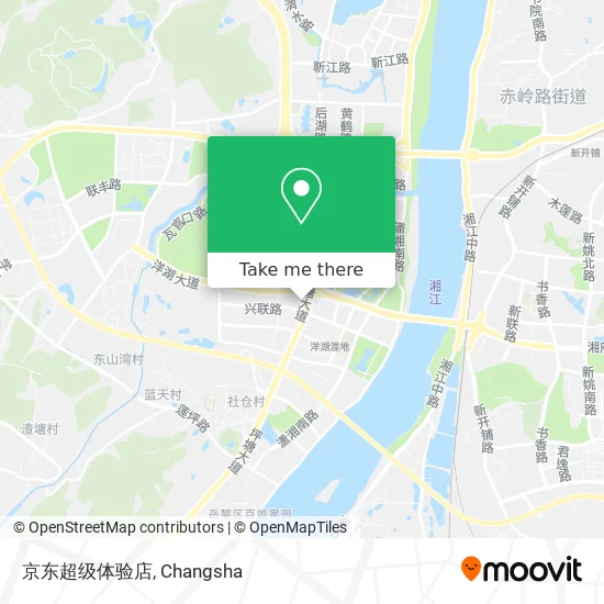 京东超级体验店 map