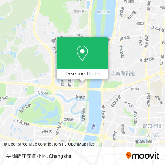 岳麓靳江安置小区 map